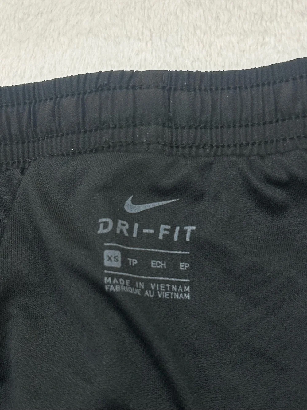 Nike Dri-Fit Tempo Black & Blue Lined Athletic Jogging Running Shorts Women’s XS